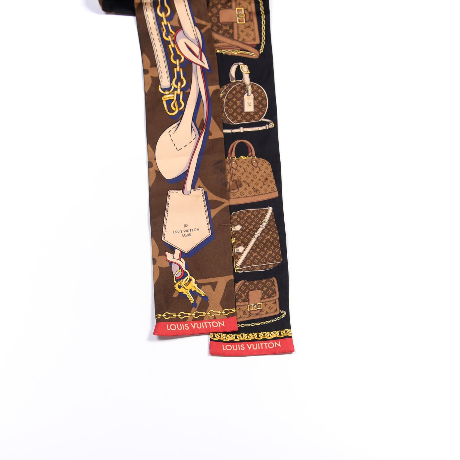 Louis Vuitton Silk Monogram Tribute To Bandeau Brown 2 of 3