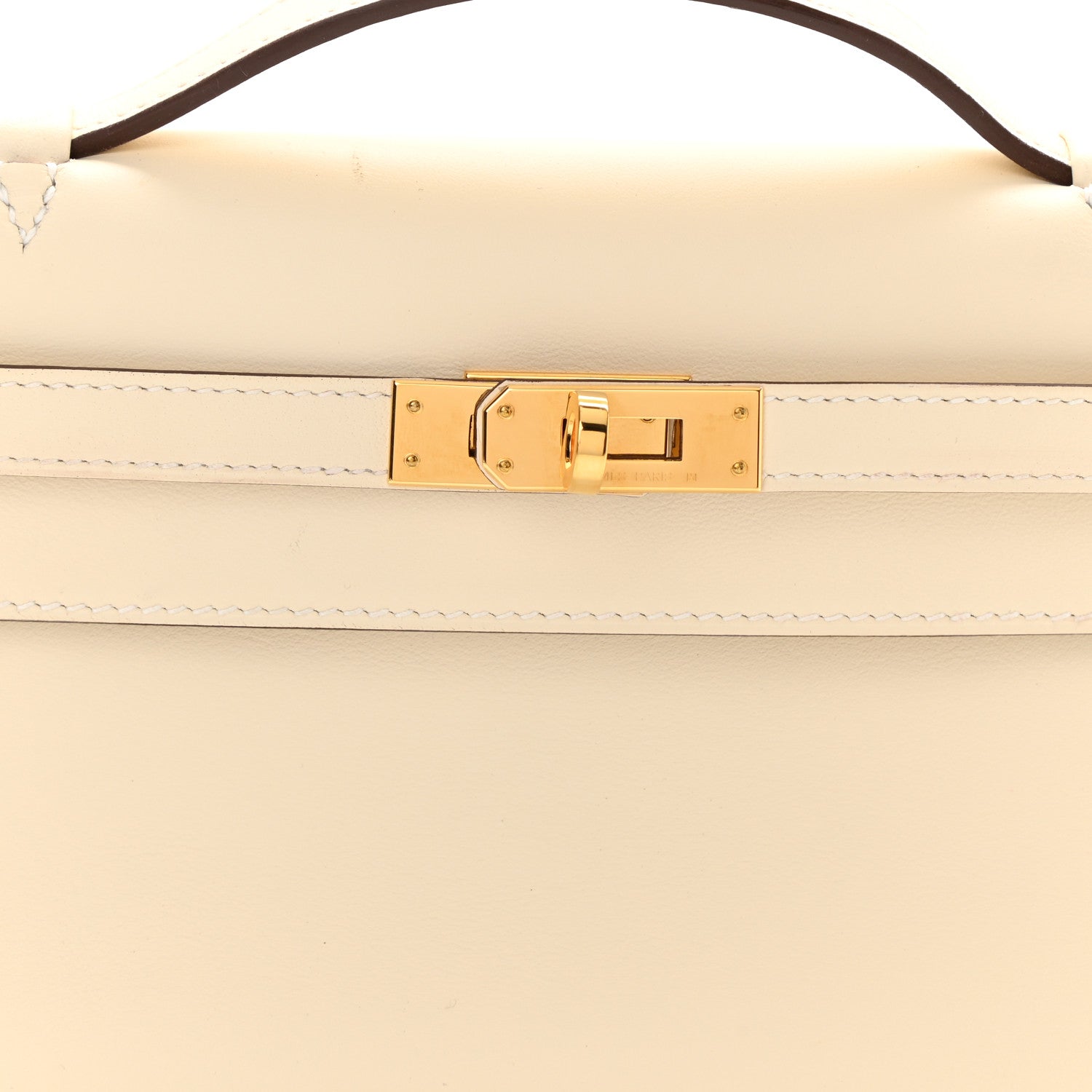 Hermes Swift Kelly Pochette Clutch Nata 8 of 10