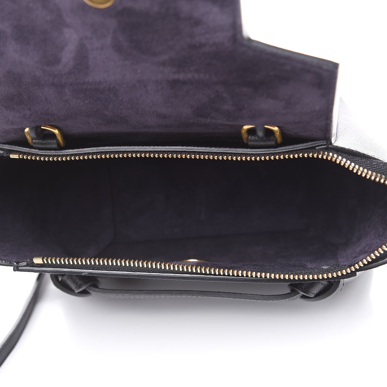 Celine Grained Calfskin Nano Belt Bag Black 5 of 9