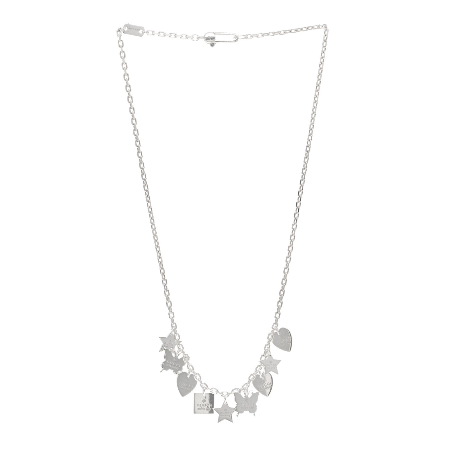 Sterling Silver Trademark Charm Necklace
