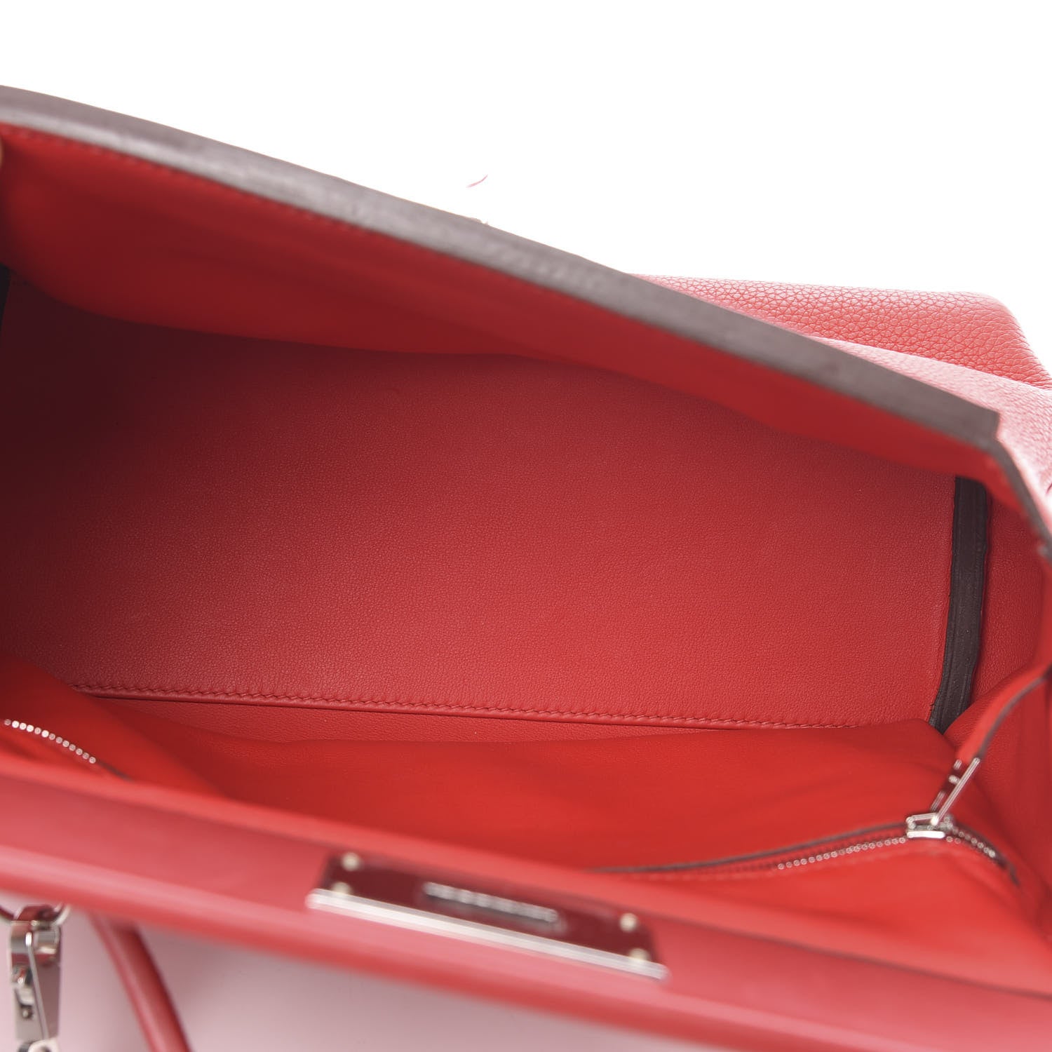 Hermes Taurillon Maurice Swift 24/24 29 Rouge De Coeur Rouge Piment 6 of 14