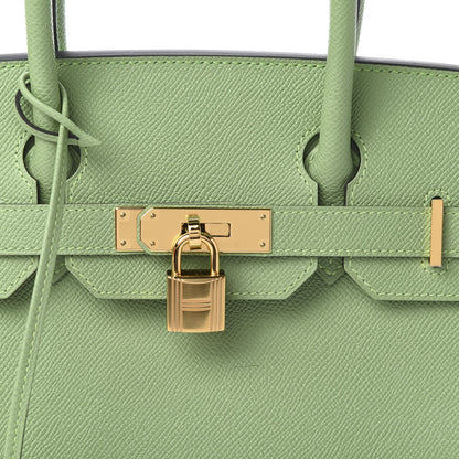 Hermes Epsom Birkin 30 Vert Criquet 10 of 11