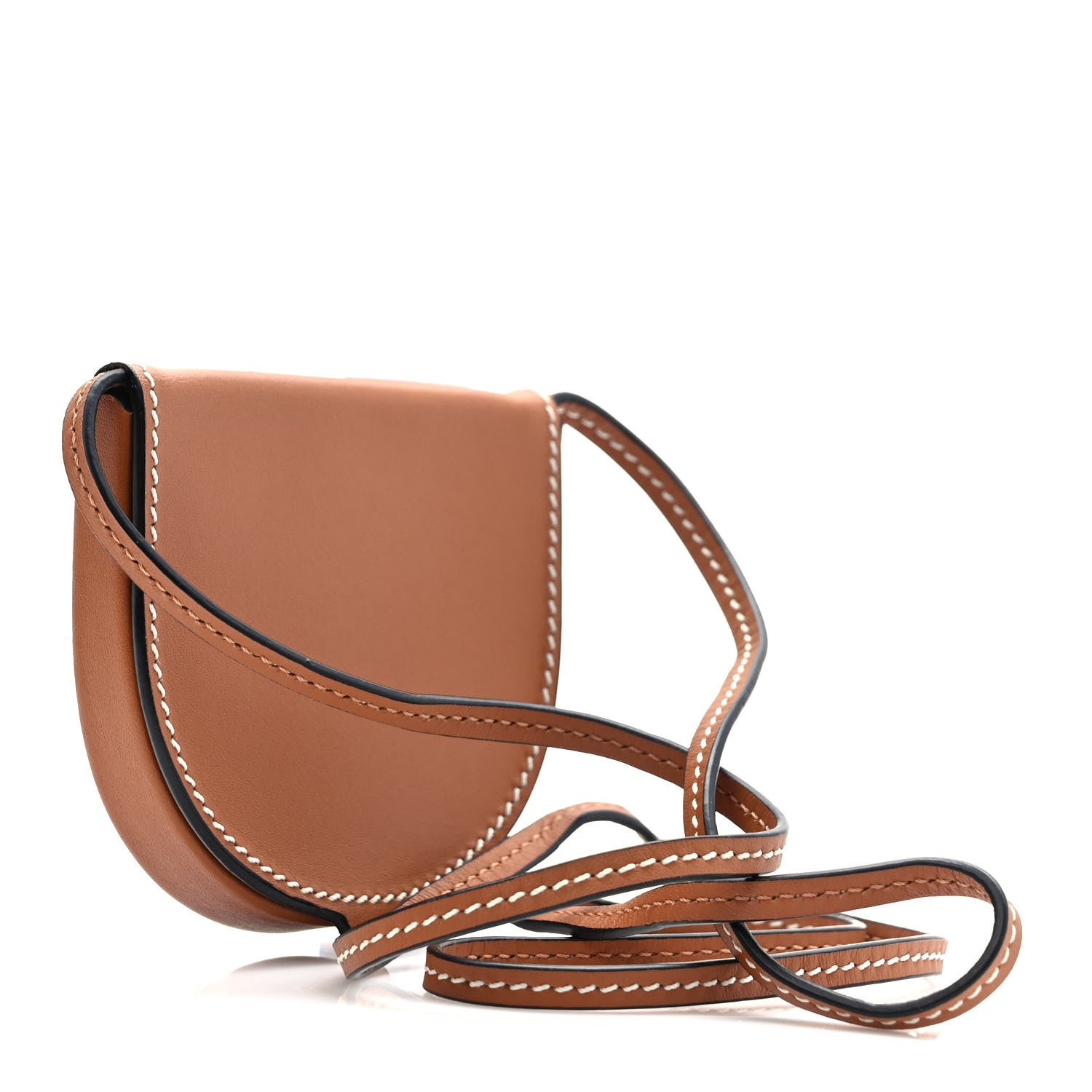 Loewe Soft Calfskin Mini Heel Pouch Tan 3 of 9