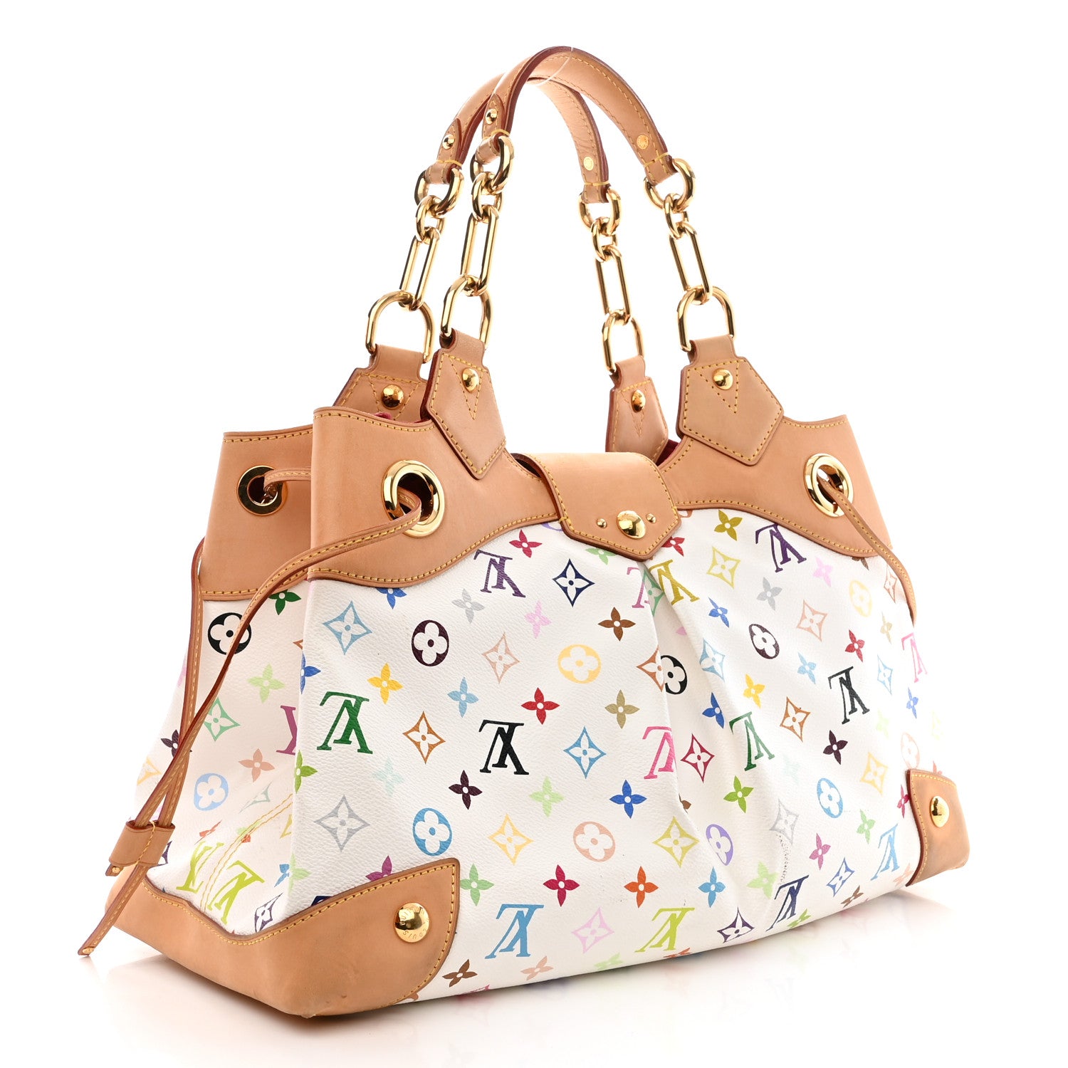 Louis Vuitton Monogram Multicolor Ursula White 3 of 13