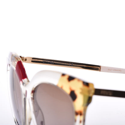 Fendi Oversized Jungle Sunglasses FF 0179/S Transparent Honey 6 of 6