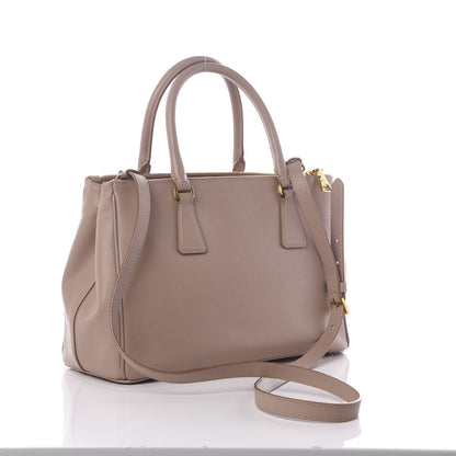 Prada Saffiano Small Galleria Double Zip Tote Cammeo 2 of 10