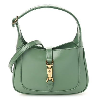 Gucci Boarded Dyana Lux Calfskin Mini Jackie 1961 Hobo Pistachio Green 1 of 10
