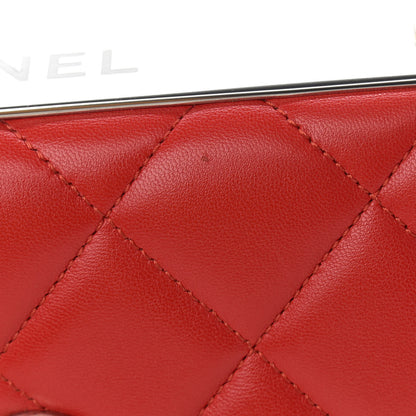 Chanel Lambskin Quilted Medium Trendy CC Flap Red 14 of 18