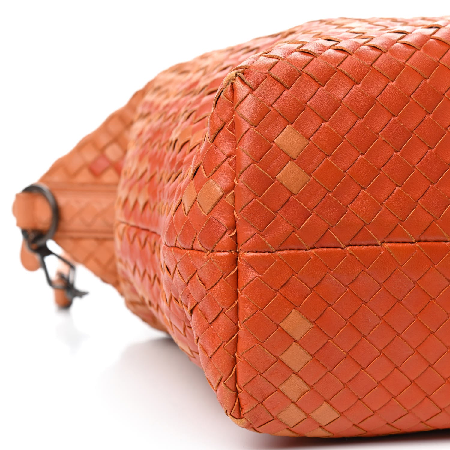 Bottega Veneta Nappa Intrecciato Medium Convertible Tote Tangerine 5 of 8
