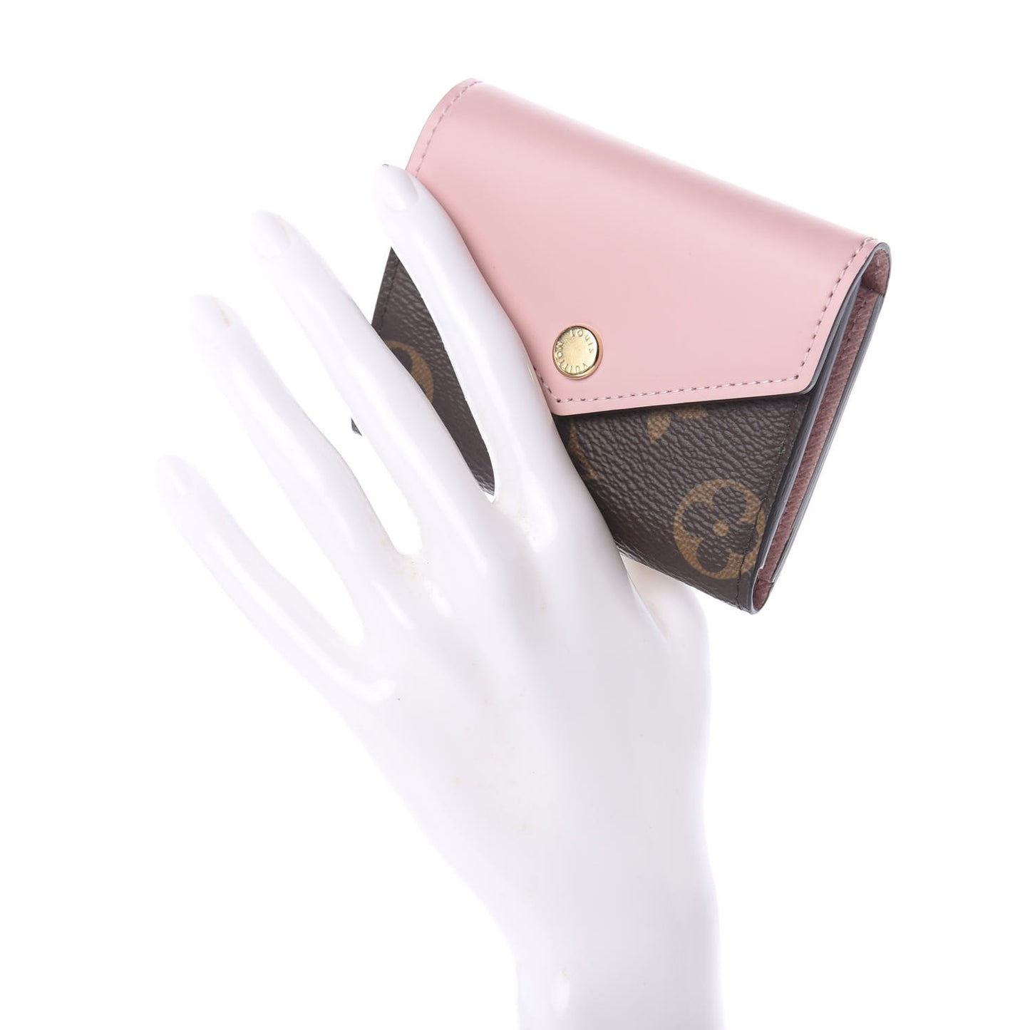 Monogram Zoe Wallet Rose Ballerine