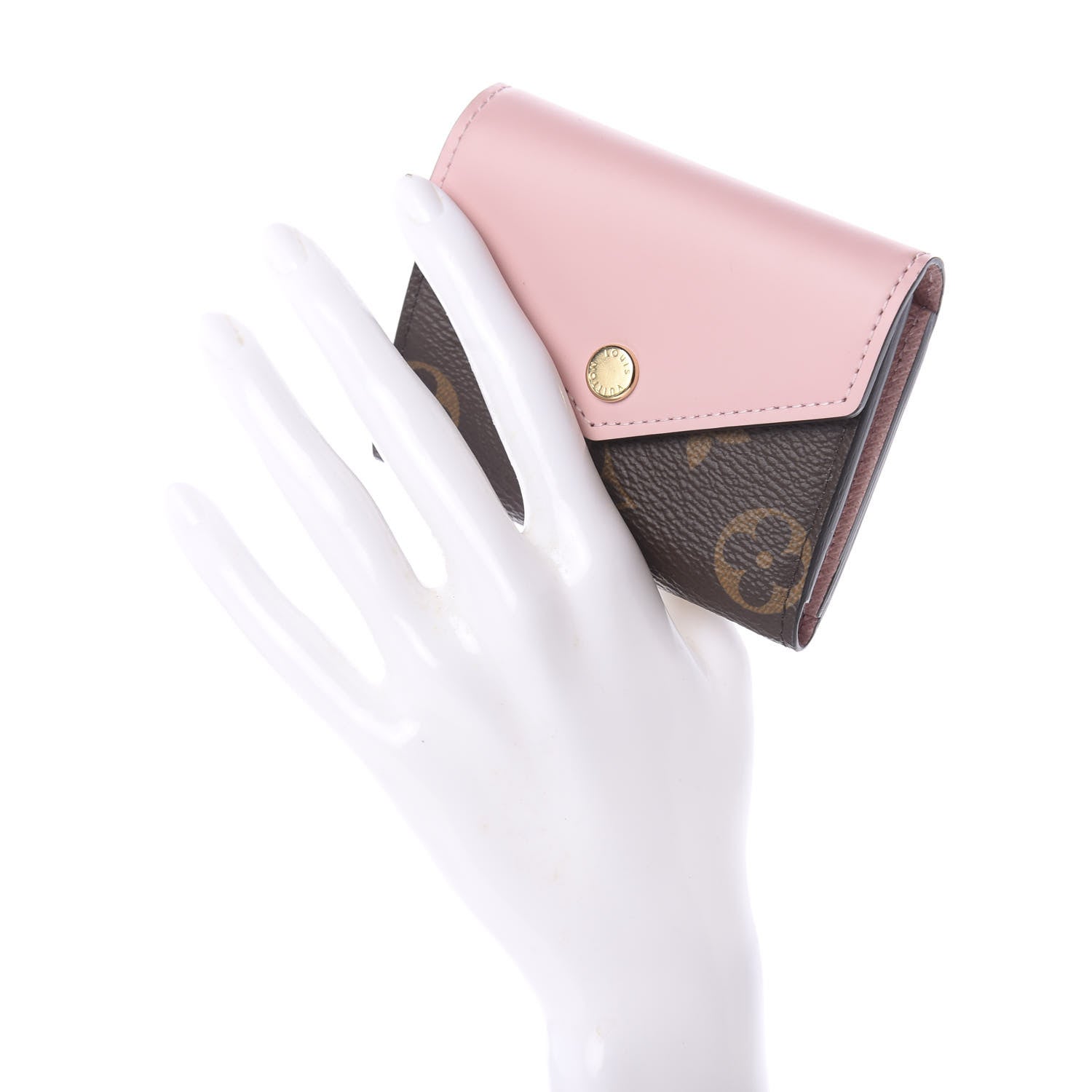 Louis Vuitton Monogram Zoe Wallet Rose Ballerine 2 of 6