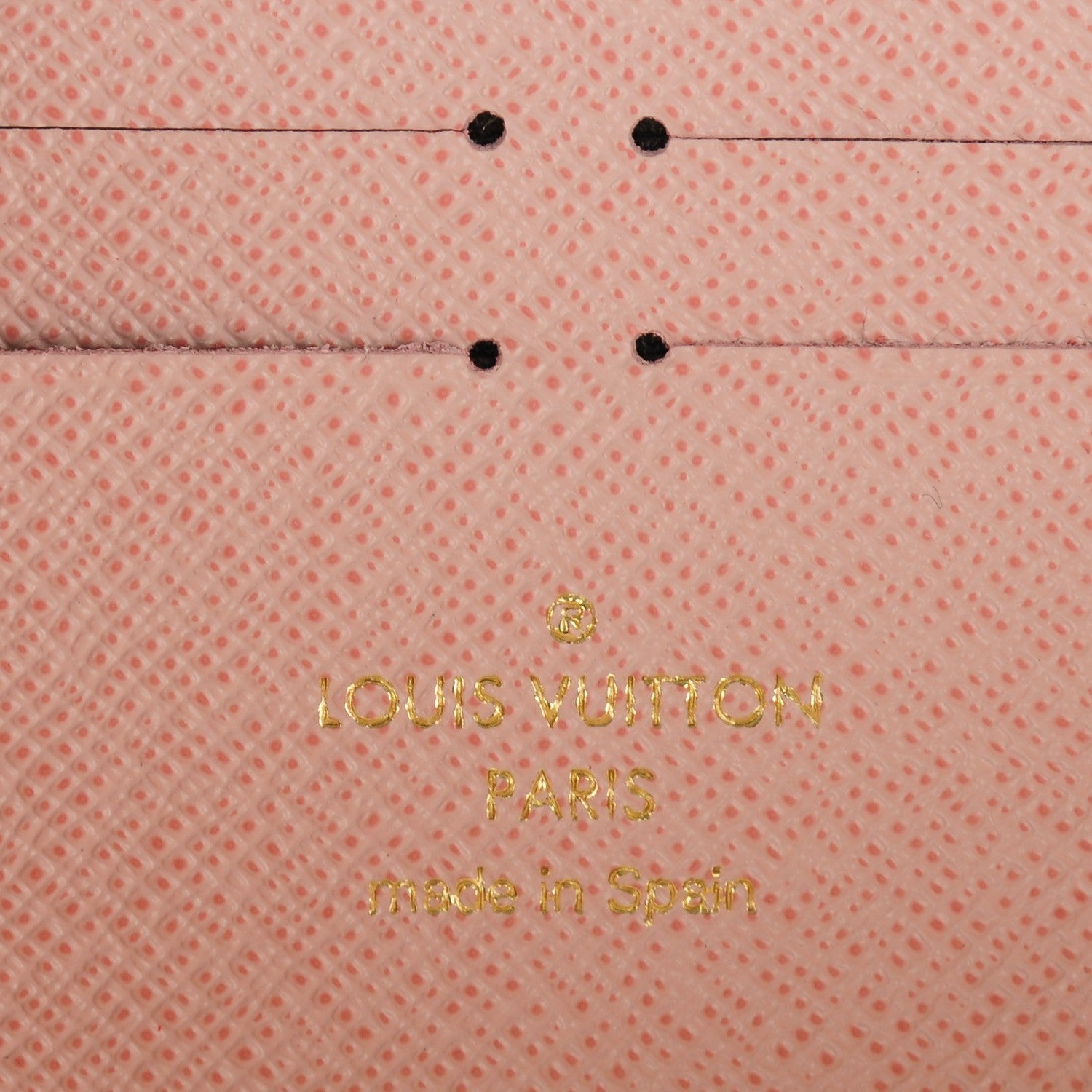 Louis Vuitton Damier Azur Clemence Wallet Rose Ballerine 6 of 7