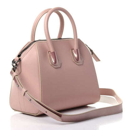 Givenchy Metallic Calfskin Mini Antigona Light Pink 2 of 4