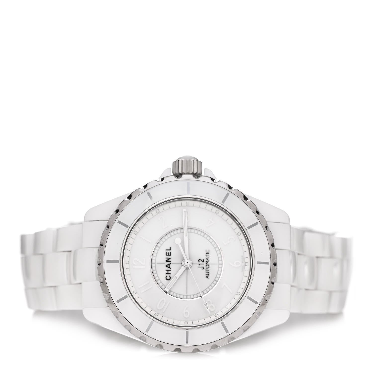 Chanel Stainless Steel Ceramic 38mm J12 Phantom Automatic Watch White 2 of 4