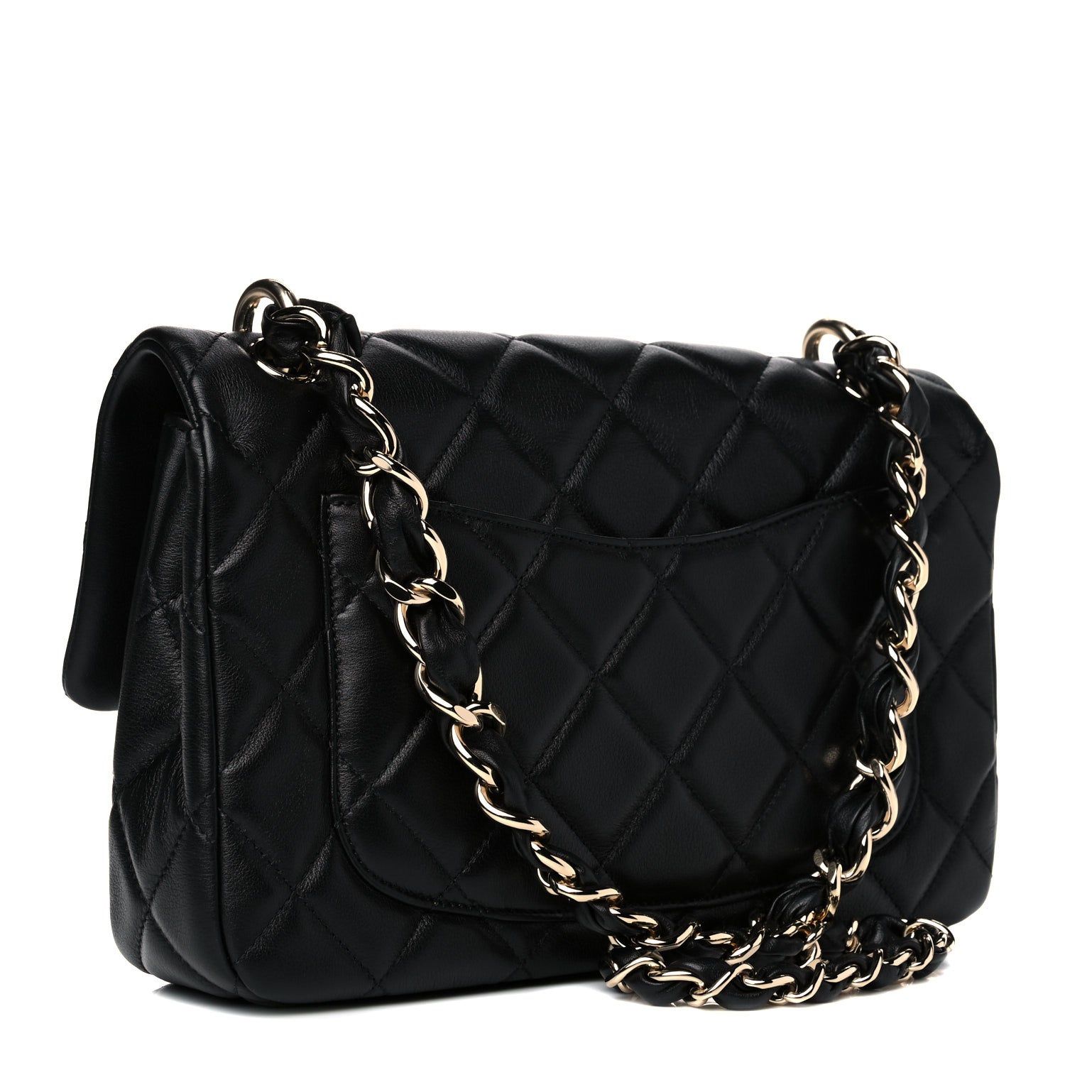 Chanel Calfskin Quilted Large Pocket Chic Flap Bag Black 3 of 14