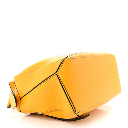 Loewe Grained Calfskin Small Puzzle Bag Narcisus Yellow 4 of 18