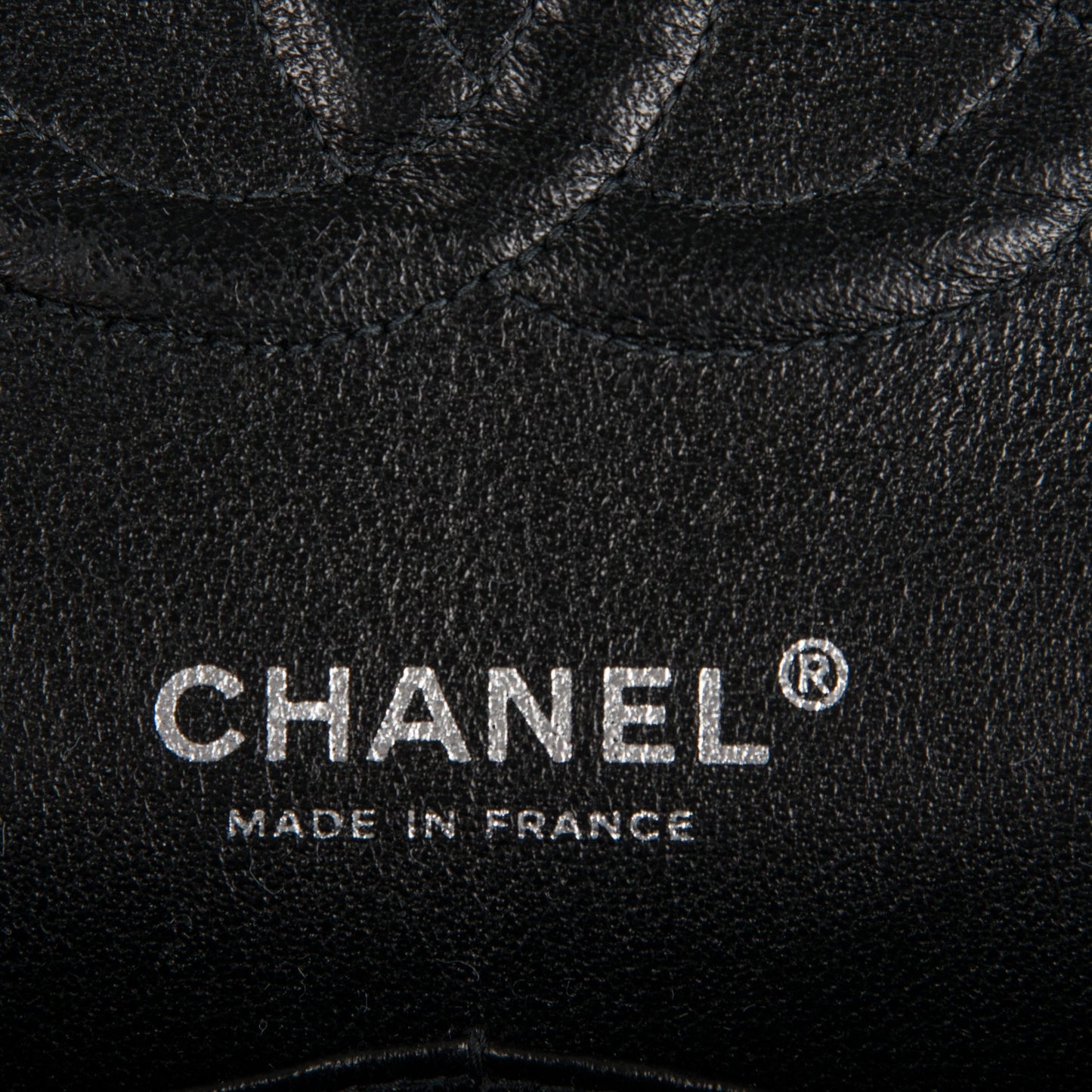 Tweed Quilted Medium Double Flap Black White