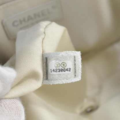 Chanel Denim Quilted Swarovski Crystal Flap 10A 7 of 9