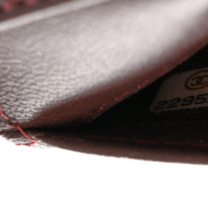 Chanel Lambskin Quilted Card Holder Wallet Black 7 of 8