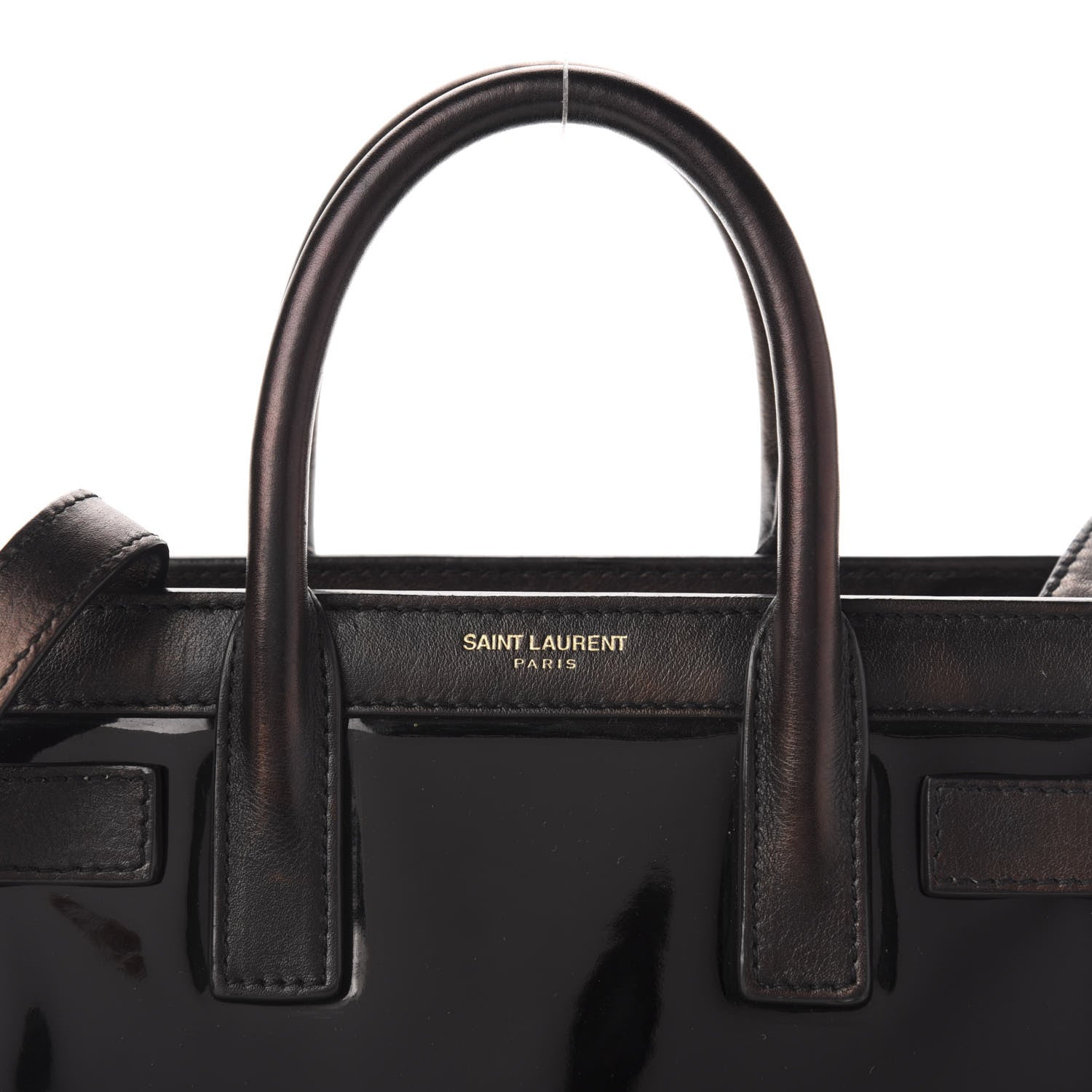 Saint Laurent Patent Calfskin Nano Sac de Jour Black 14 of 14