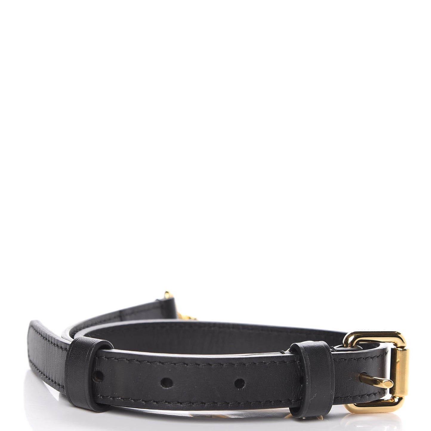 Calfskin 16mm Adjustable Shoulder Strap Black