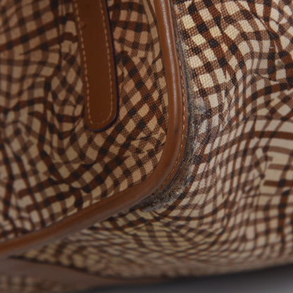 MCM Visetos Large Liz Reversible Shopper Tote Cognac 28 of 32