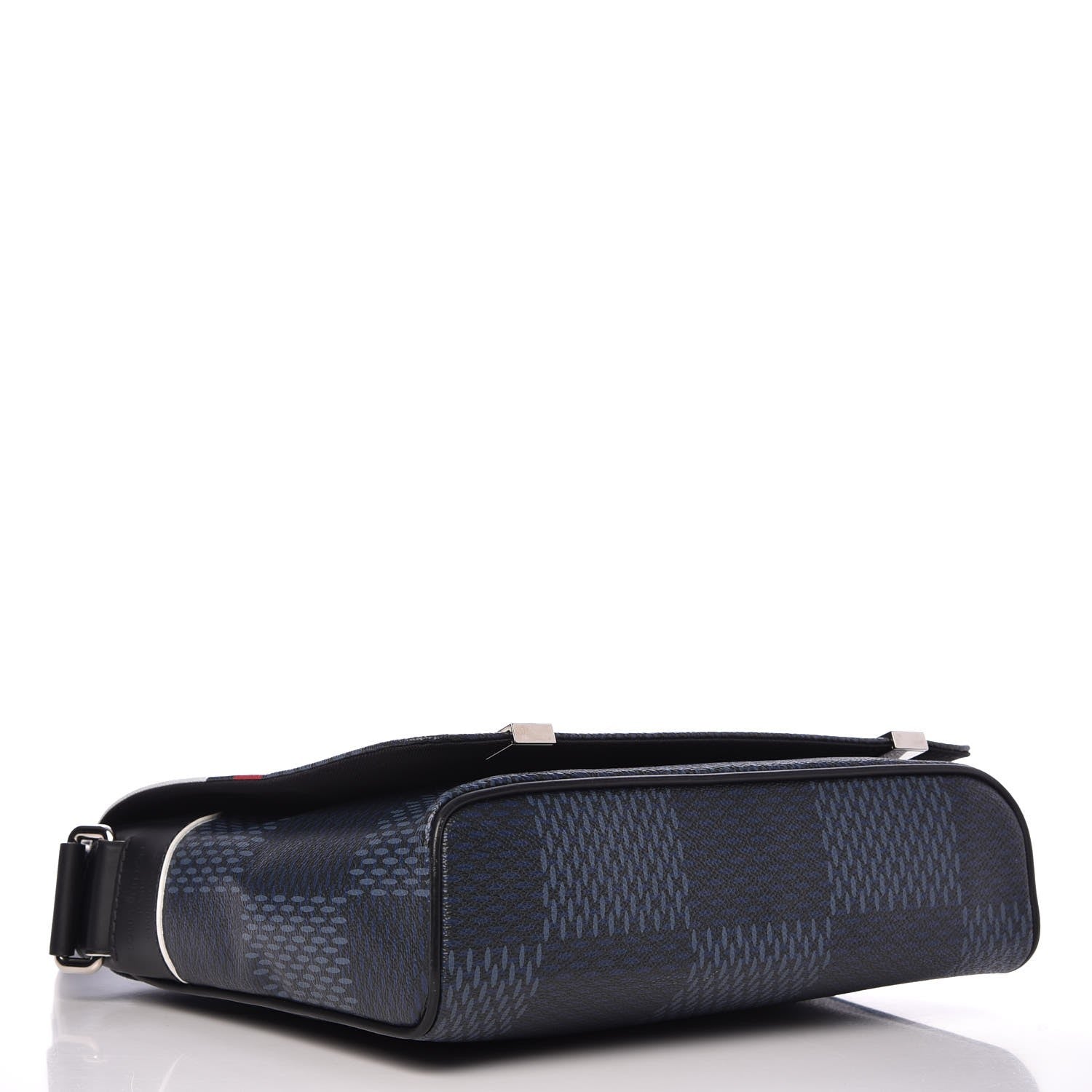 Louis Vuitton Damier Cobalt Latitude America's Cup District PM Red 4 of 9