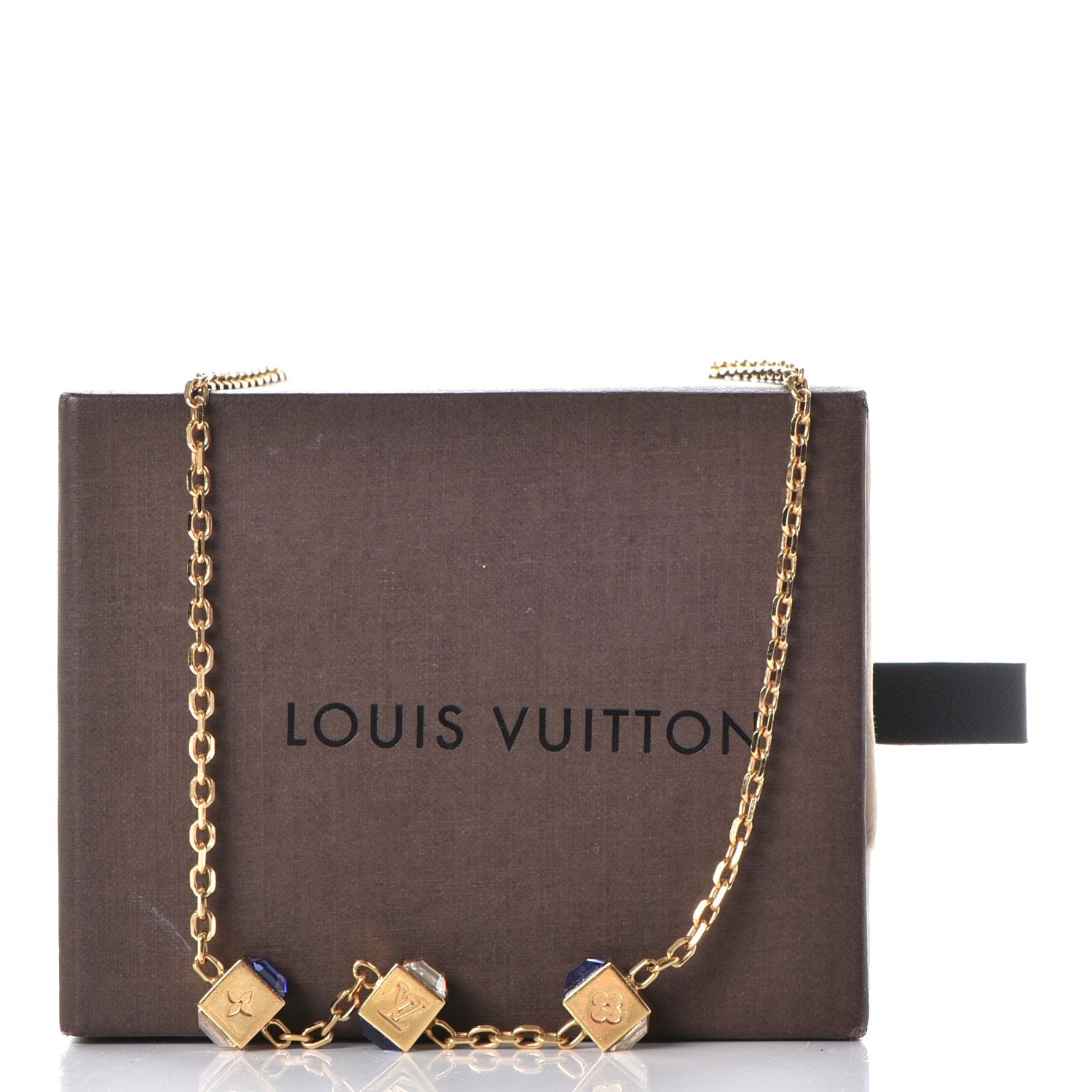 Louis Vuitton Swarovski Gamble Short Necklace Azur 11 of 11