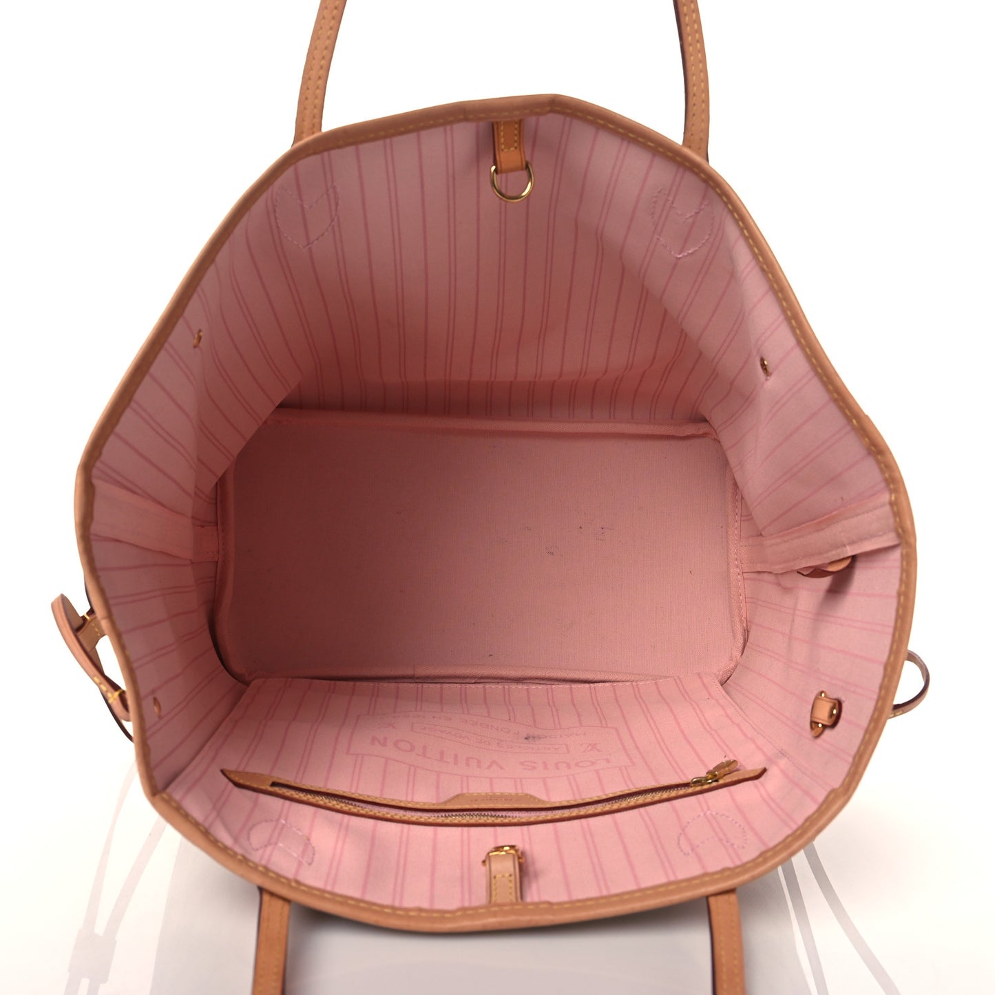 Damier Azur Neo Neverfull MM Rose Ballerine