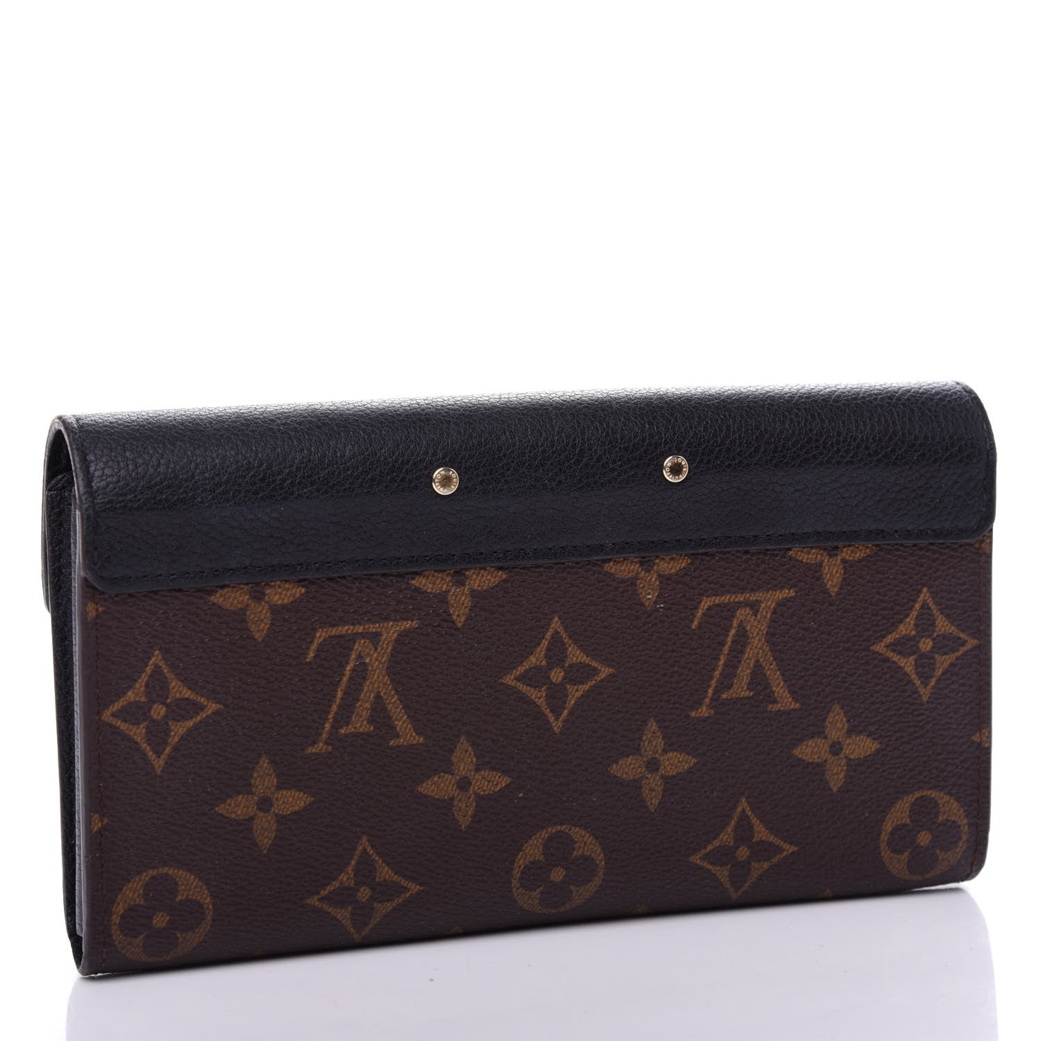 Louis Vuitton Monogram Pallas Wallet Black 3 of 6