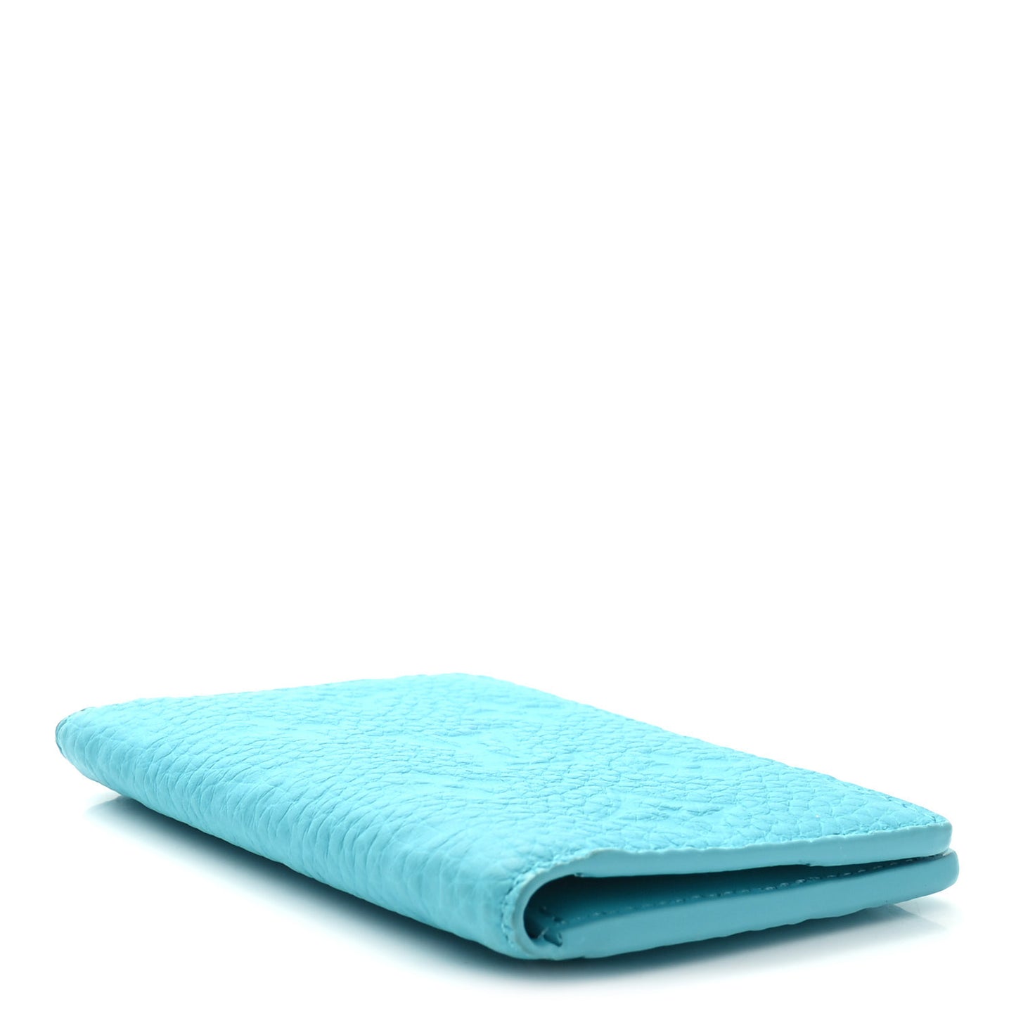 Taurillon Monogram Pocket Organizer Turquoise