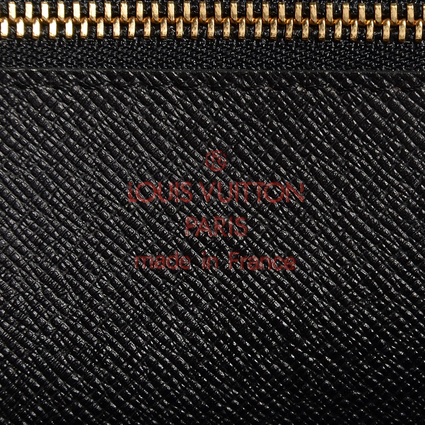 Epi Pochette Sellier Dragonne Clutch Black