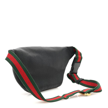Gucci Grained Calfskin Small Logo Belt Bag Black 3 of 10