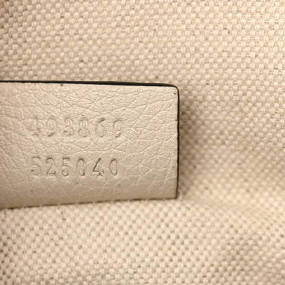 Gucci Grained Calfskin Logo Belt Bag White 7 of 12