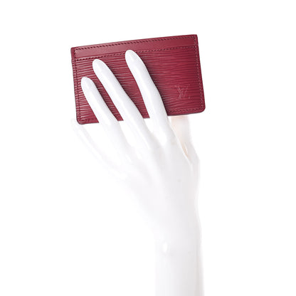 Louis Vuitton Epi Card Holder Fuchsia 2 of 8