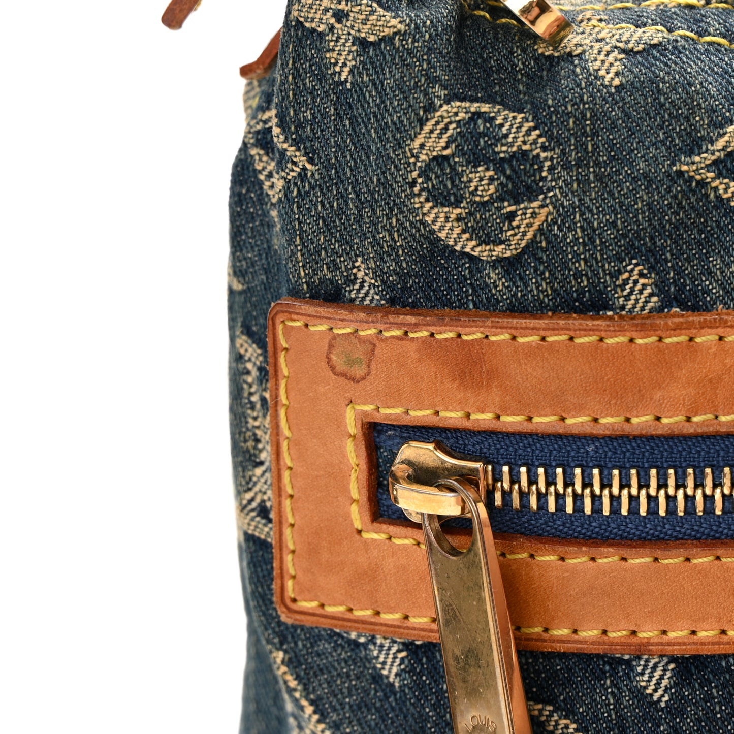 Monogram Denim Baggy PM Blue