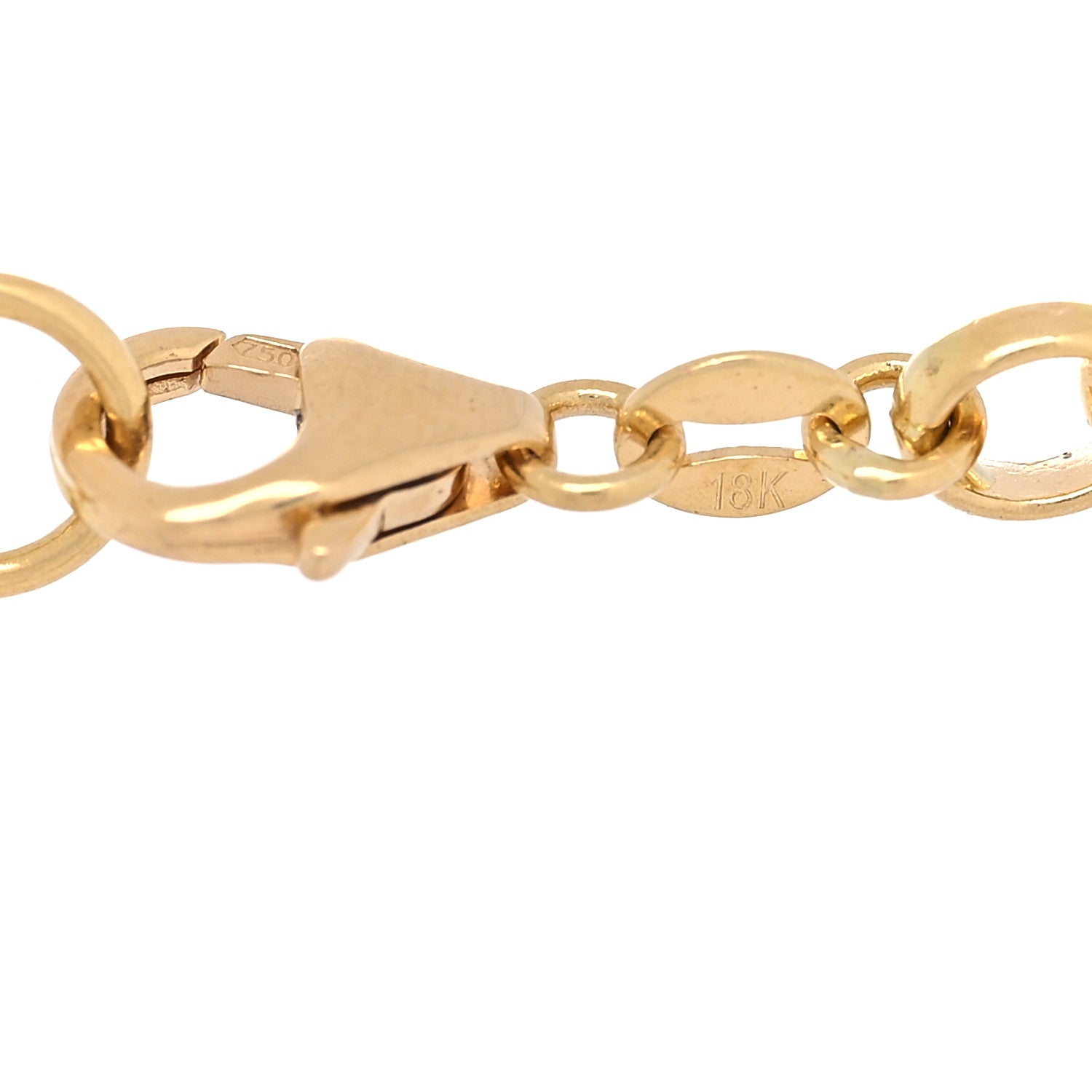 Foundrae 18K Yellow Gold Diamond Reverie Large Specialty Medallion Heavy Mixed Belcher Chain Necklace 3 of 4