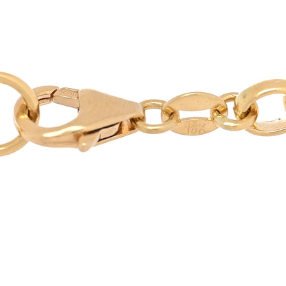 Foundrae 18K Yellow Gold Diamond Reverie Large Specialty Medallion Heavy Mixed Belcher Chain Necklace 3 of 4