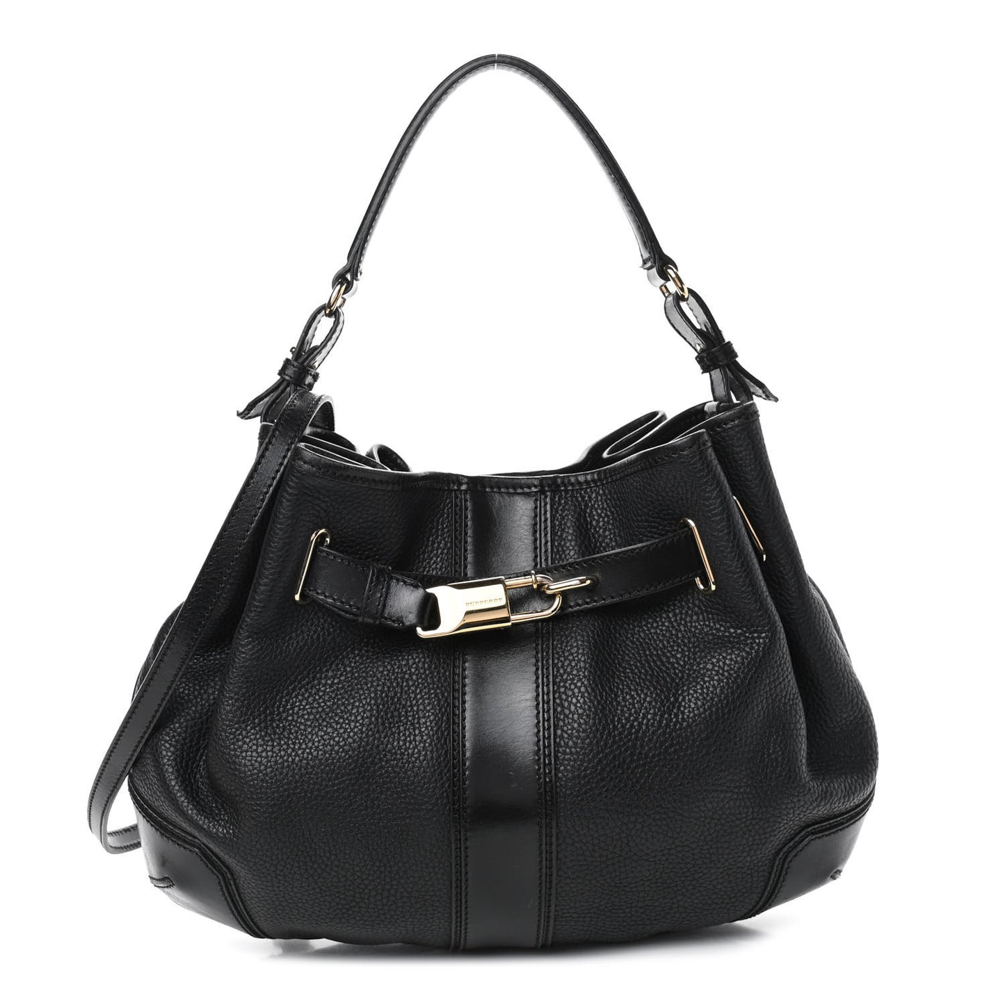 Grainy Calfskin Willenmore Hobo Black