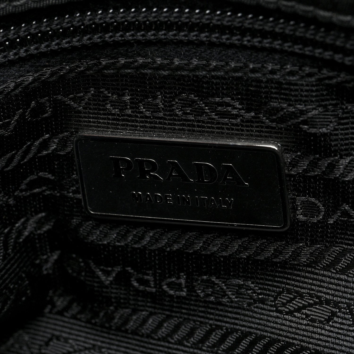 Prada Nylon Vela Shopping Tote Black 6 of 9
