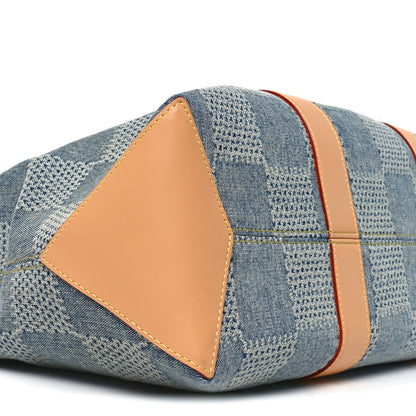 Louis Vuitton Damier Denim 3D Weekend Tote Bleu 8 of 9