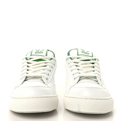 Louis Vuitton Calfskin Charlie Sneaker 36 White Green 3 of 9