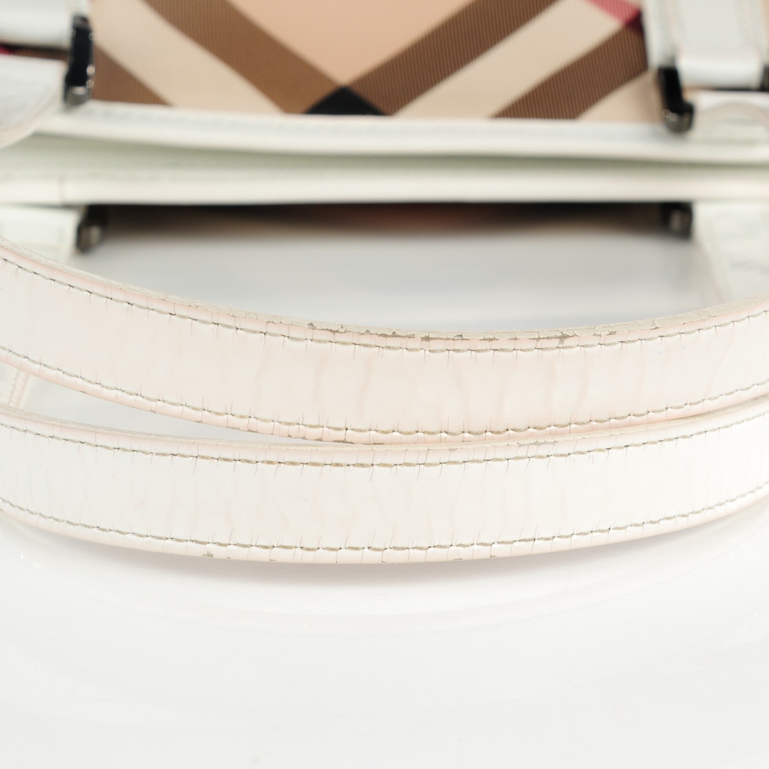 Burberry Supernova Check Regent Tote White 8 of 12
