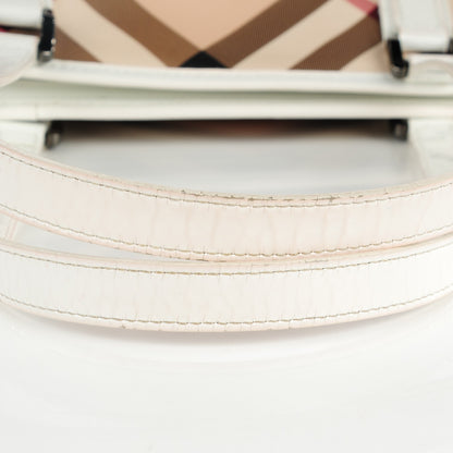 Burberry Supernova Check Regent Tote White 8 of 12