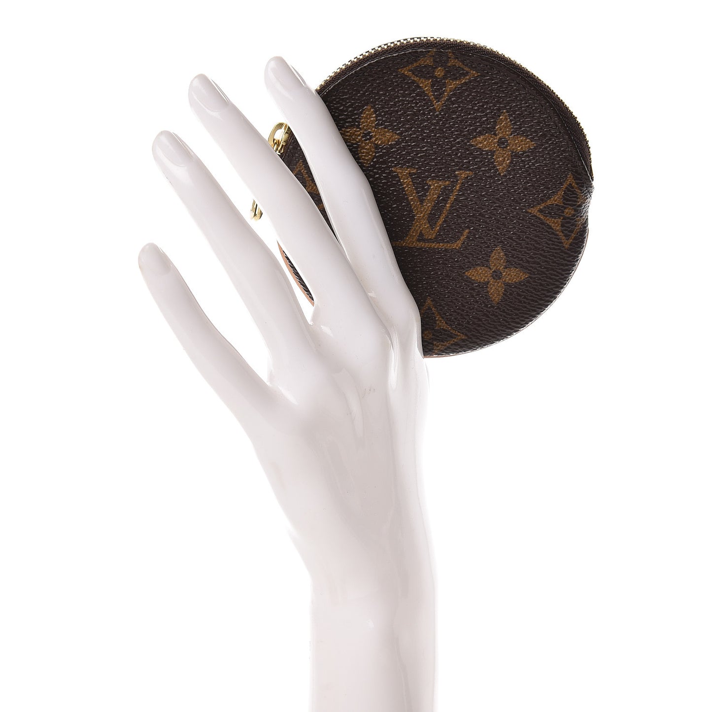 Monogram Round Coin Purse