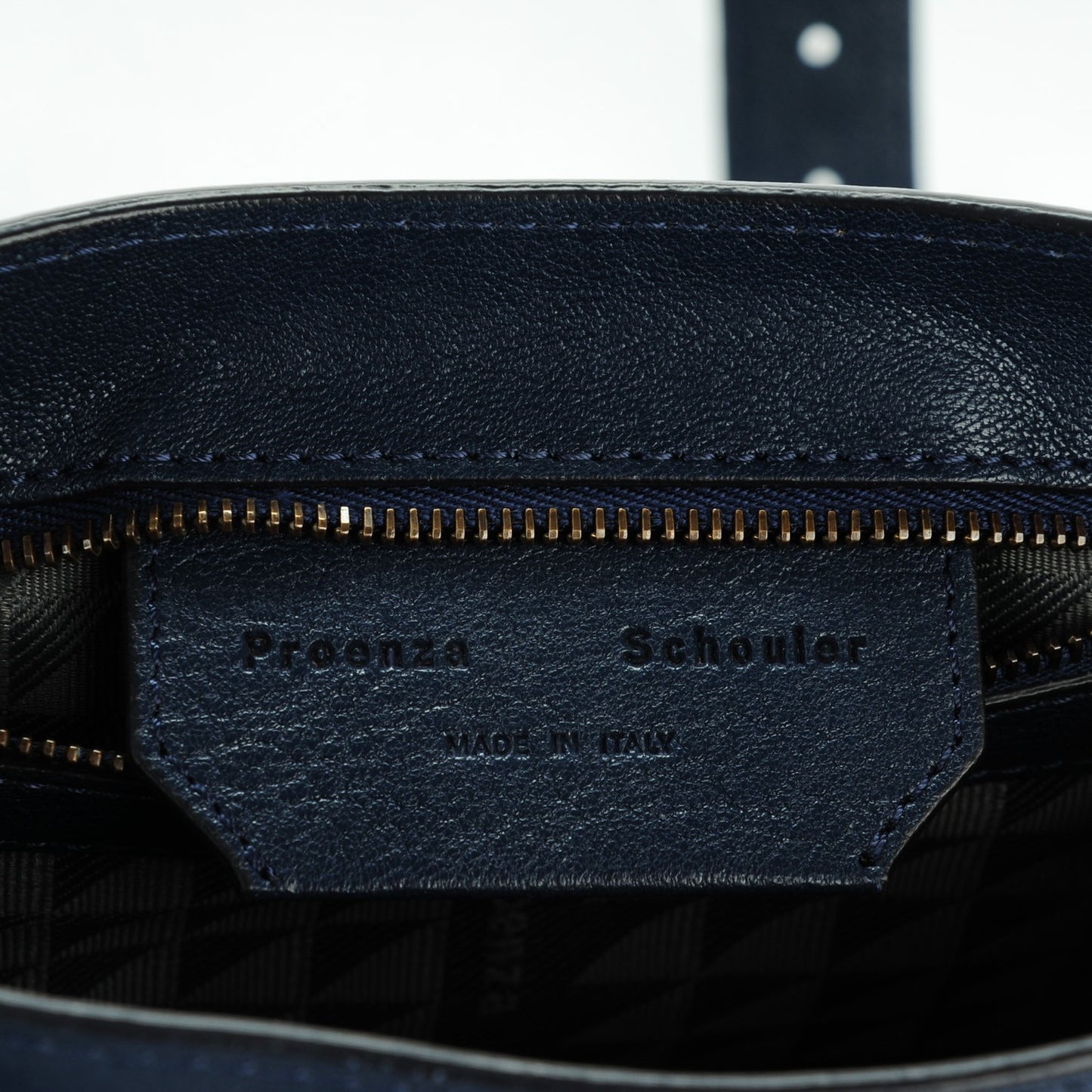 Lambskin PS1 Pouch Messenger Midnight