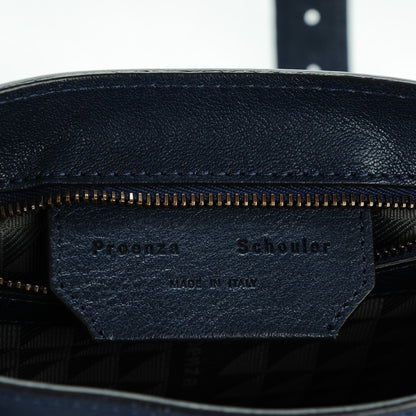 Proenza Schouler Lambskin PS1 Pouch Messenger Midnight 6 of 7