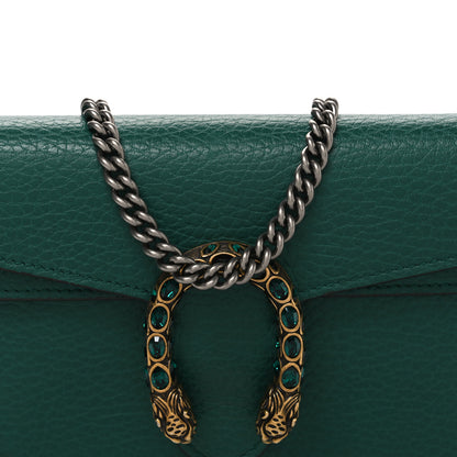 Gucci Calfskin Super Mini Dionysus Shoulder Bag Emerald 7 of 9