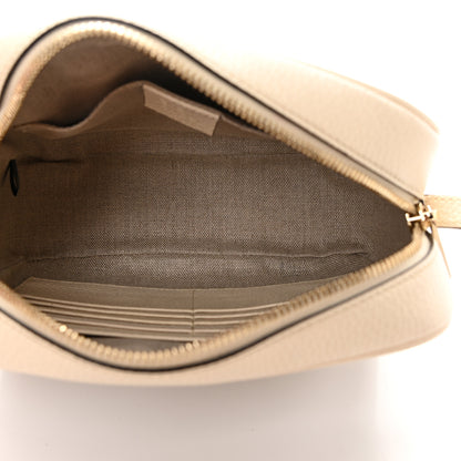 Gucci Monogram Dollar Calfskin Mini Bree Messenger Bag Beige Ebony Avoire 5 of 10