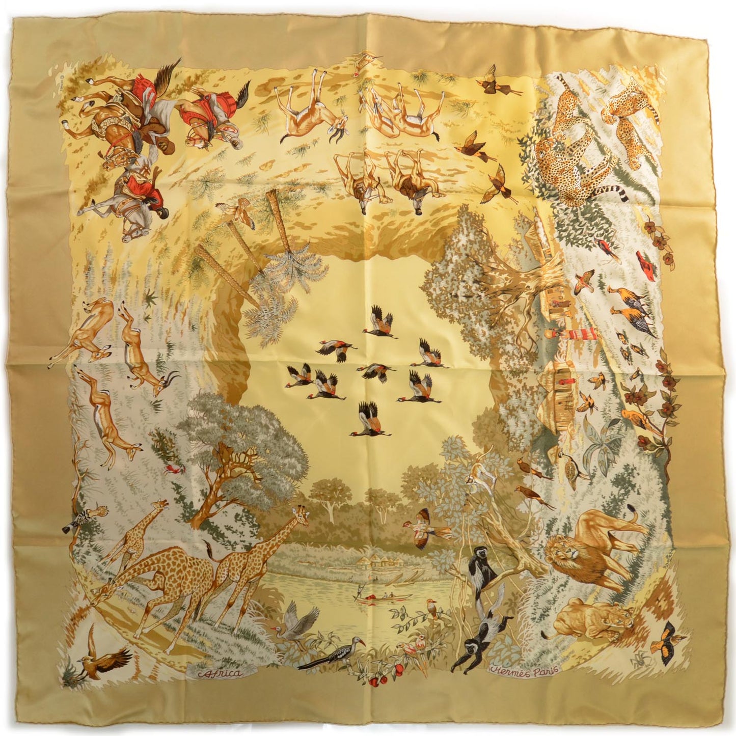Silk Africa Scarf 90